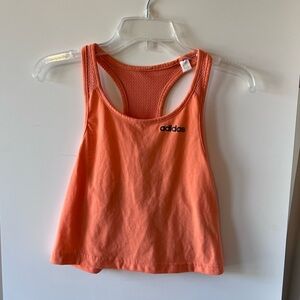 Adidas Coral Sleeveless Top small